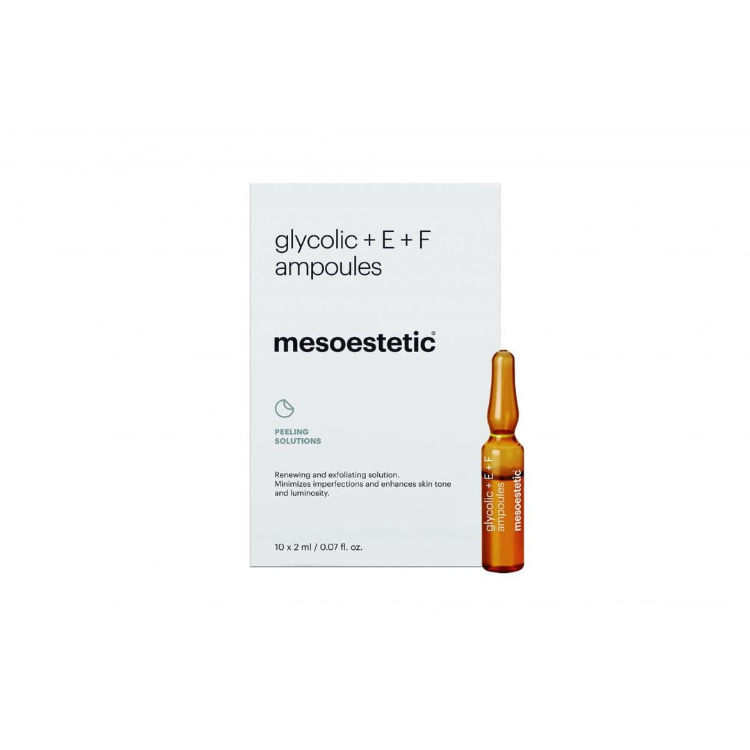 mesoestetic glycolic + E + F ampoules 10x 2 ml