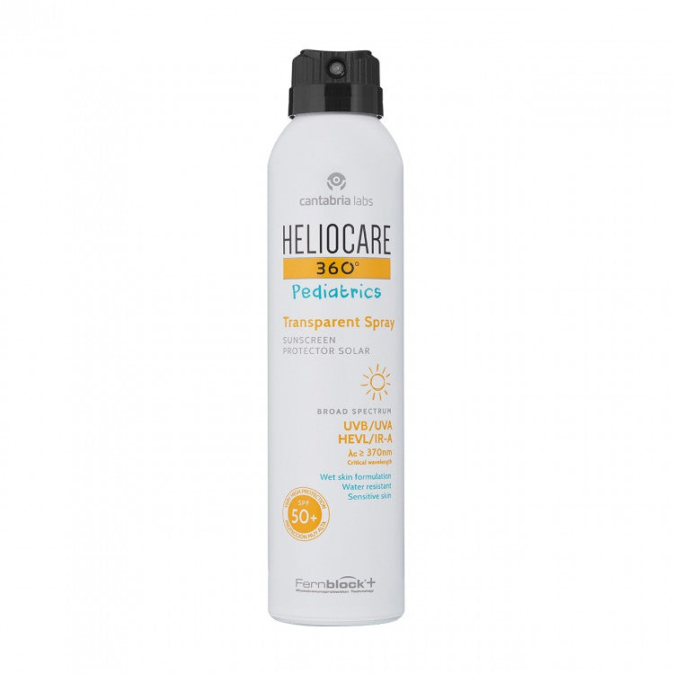 Heliocare 360° Pediatria Sprej Transparent SPF 50+ 200 ml